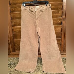 Universal Thread Women's Wide Leg Corduroy Pants - Tan